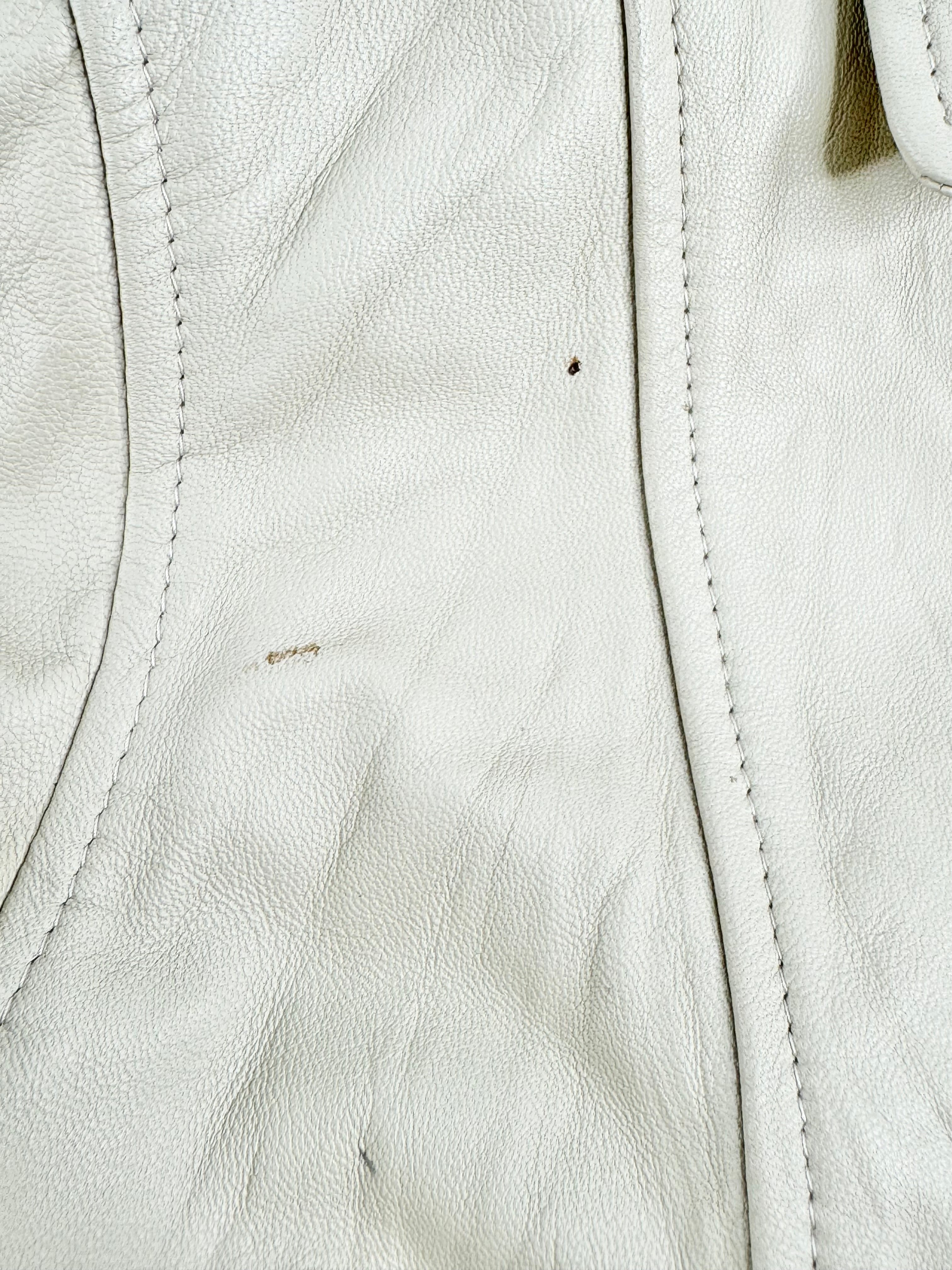 Husk Bisque Leather Jacket - AU6/8