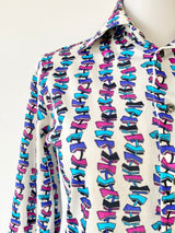 Vintage 70s Emilio Pucci Patterned Shirt - AU8