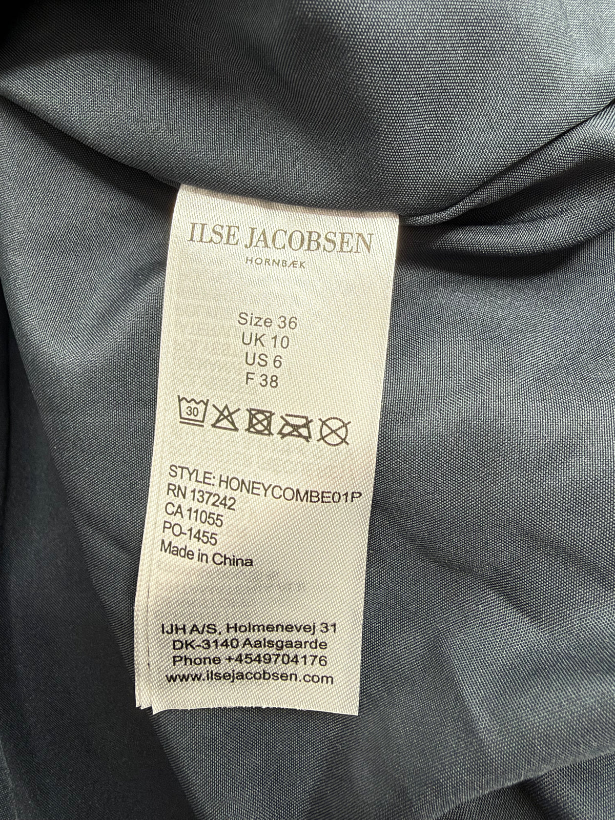 llse Jacobsen Pink & Green Honeycomb Quilted Jacket - AU8/10