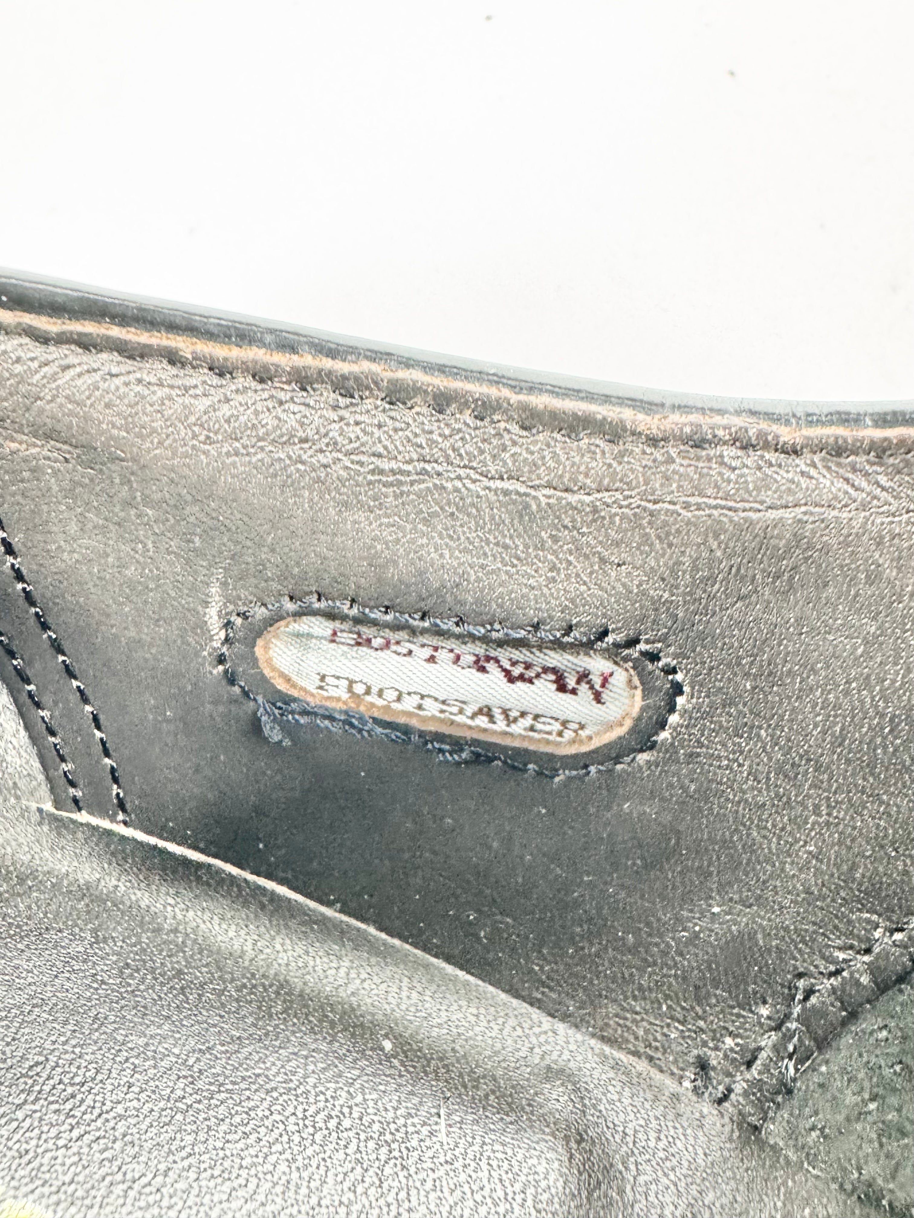 Bostonian Black Leather Brogues - 9.5