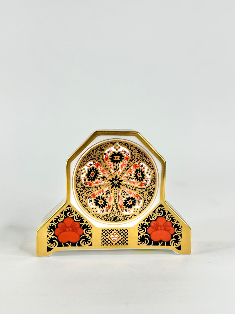 Royal Crown Derby 'Old Imari' Bone China Mantle Clock