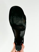 Mollini Black Suede Mules - EU38