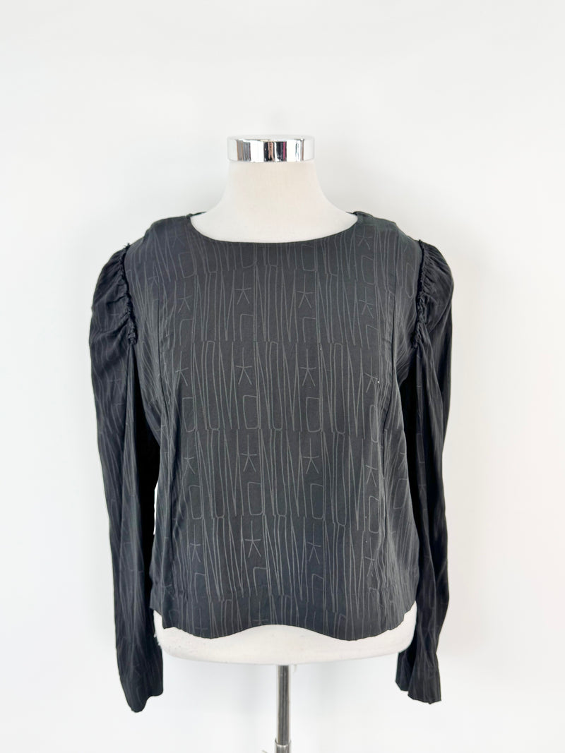 Nom*d Black Long Sleeve Blouse - AU12