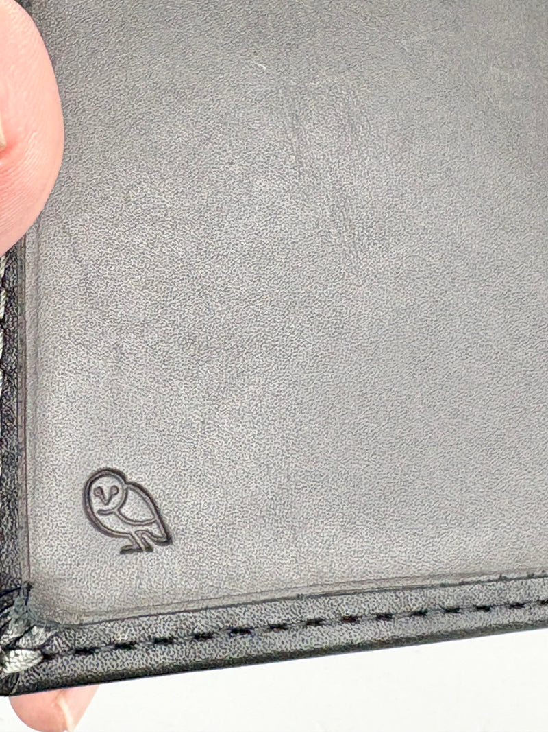 Bellroy Black Leather RFID Passport & Travel Wallet
