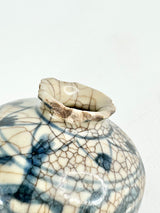 Antique Stoneware Hand Painted Jarlet