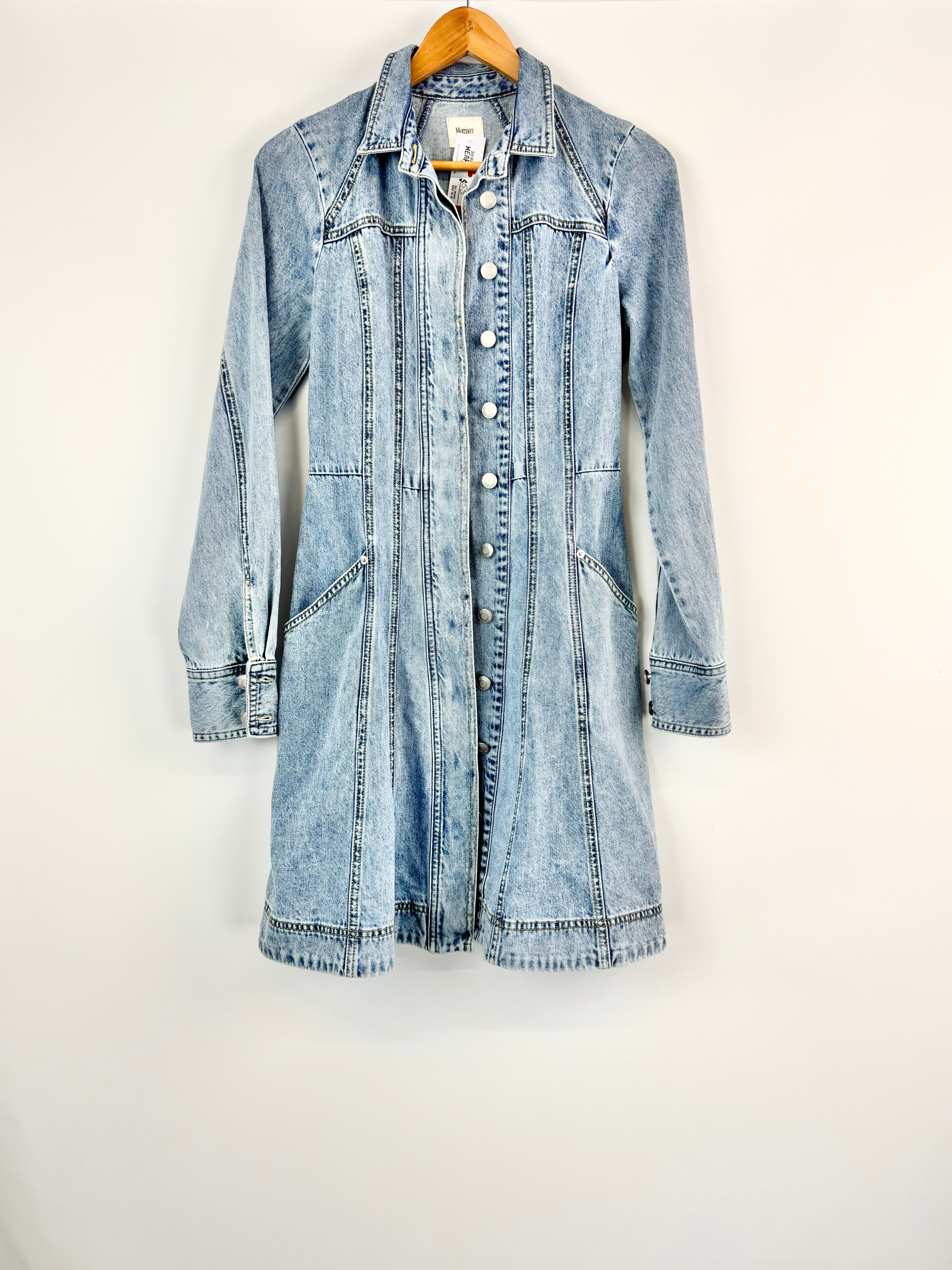 Morrison Long Sleeve Denim Dress - AU6