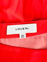 Lover Sunset Orange Pleated Skirt - AU8