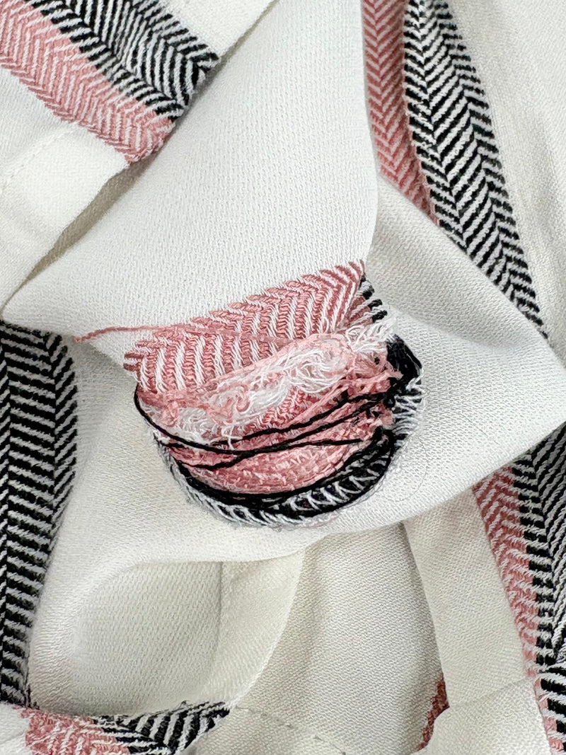 Maje White Striped Tunic - AU8