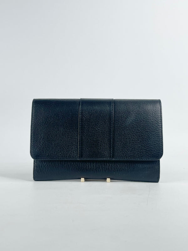 Status Anxiety Black Grained Leather 'Ida' Wallet