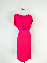 Max Mara Hot Pink Midi Dress - AU10/12