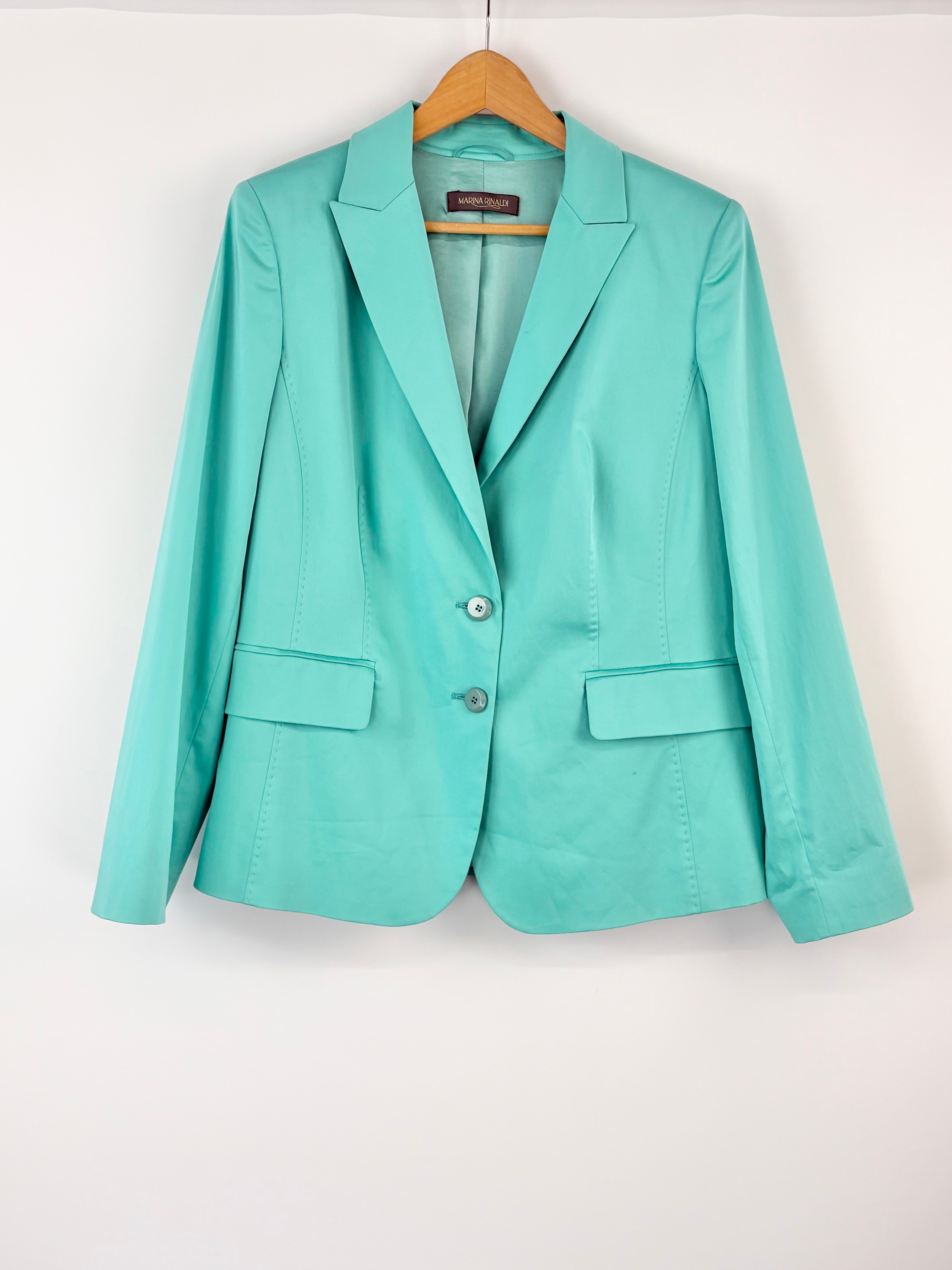 Marina Rinaldi Aqua 'Giacca' Blazer - AU16