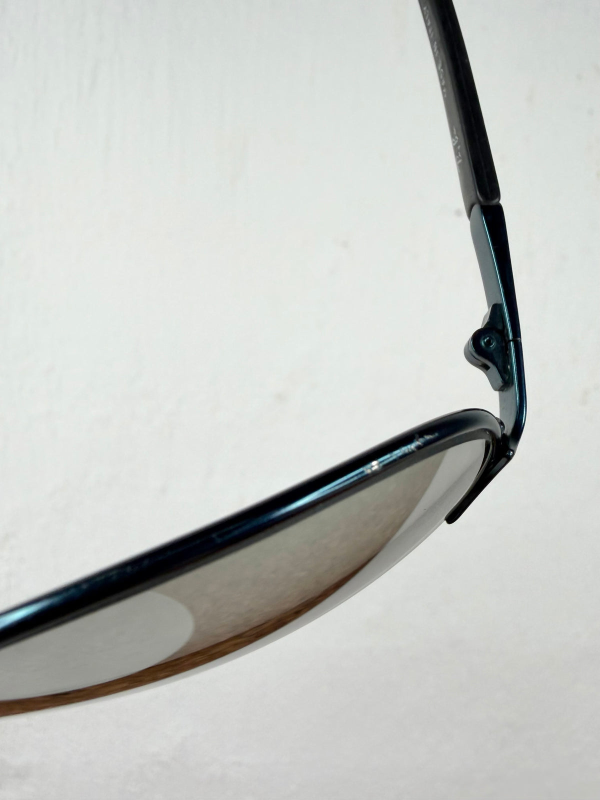 Ray-Ban Metallic Blue Italian Made Sunglasses