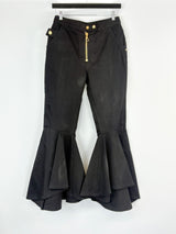 Ellery Black Denim High-Rise Flared Jeans - 28