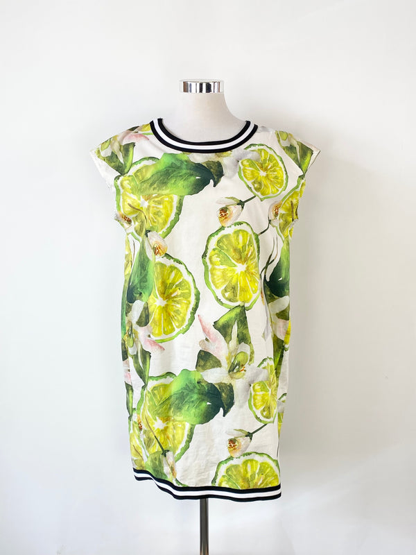 Coop by Trelise Cooper 'Gin & Tonic' Lime Shift Dress - AU12/14