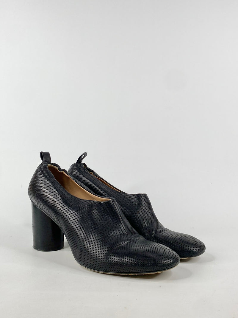 Conflict of Interest Black Leather Pumps - EU41