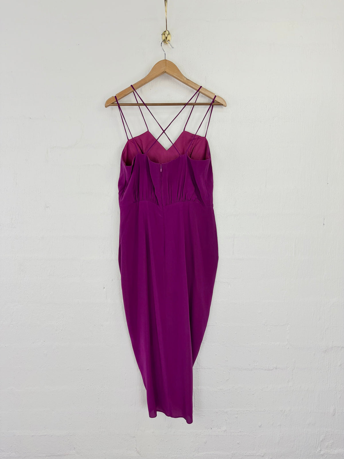 Rodeo Show Violet Silk Dress - AU12