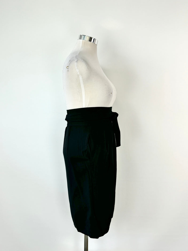 Scanlan Theodore Wool & Viscose Blend Tied Skirt - AU12