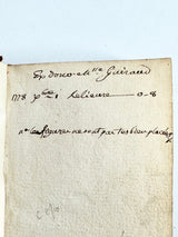 Antique French 1739 Femmes Miltaires - Louis Rustaing de Saint-Jory