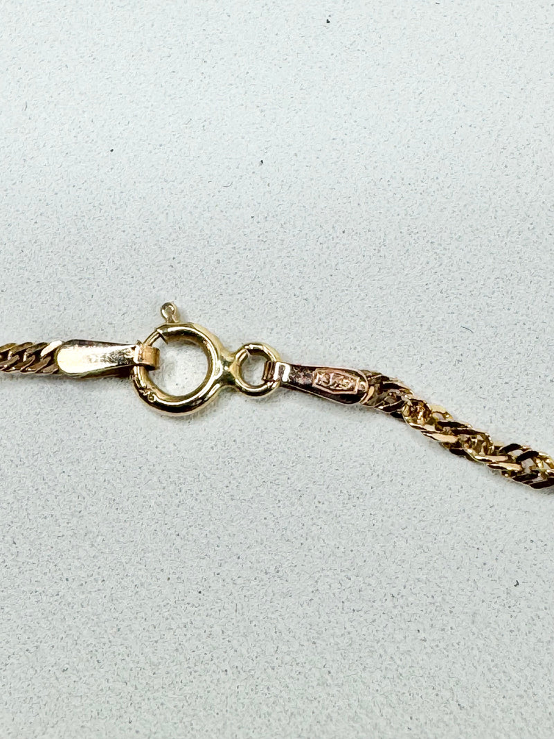 9ct Italian Made Gold Rope Chain Necklace