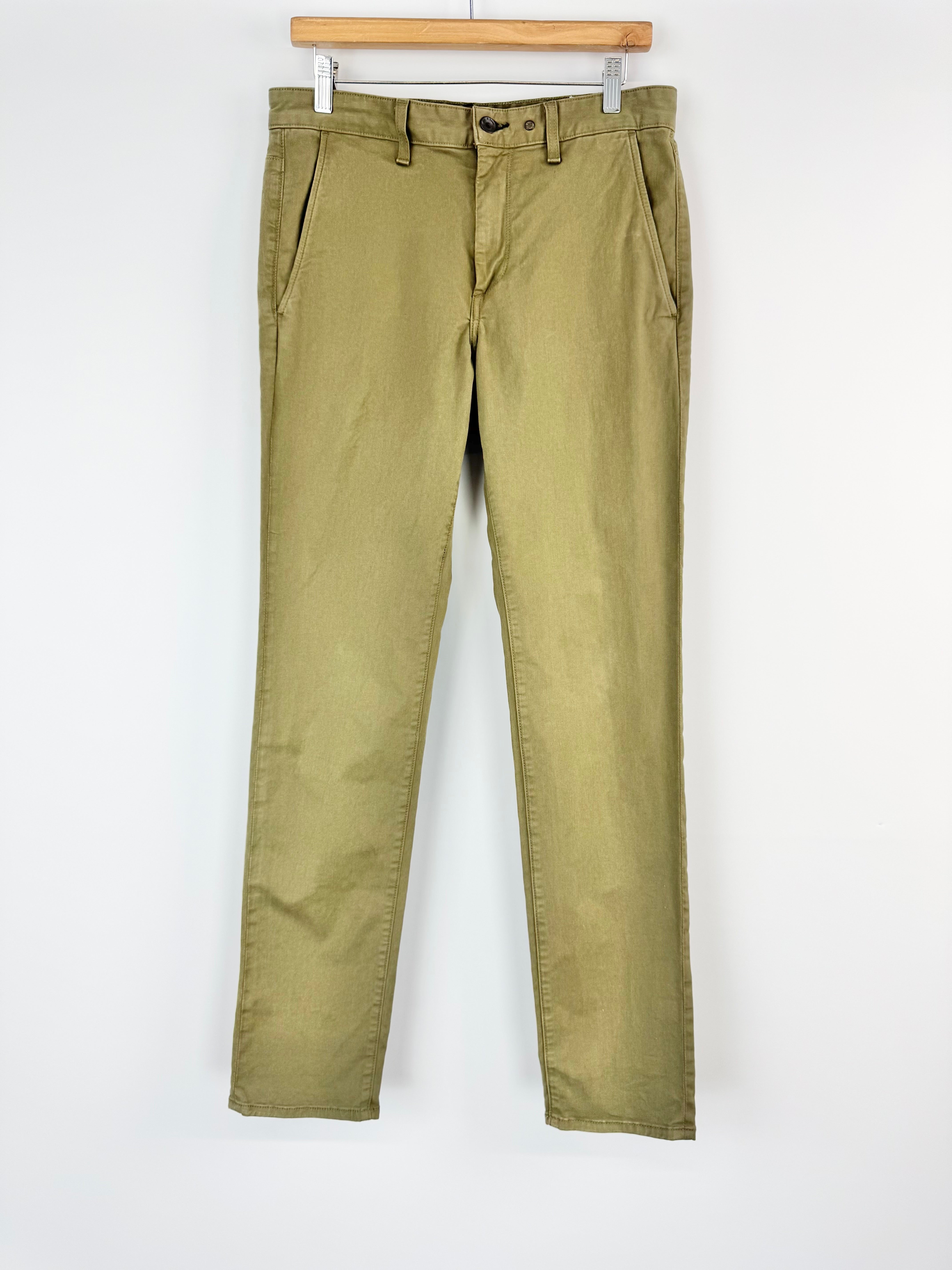 Rag & Bone Army Green Canvas Pants - 30