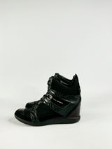 Y-3 Black Sukita Wedge Sneakers - EU39