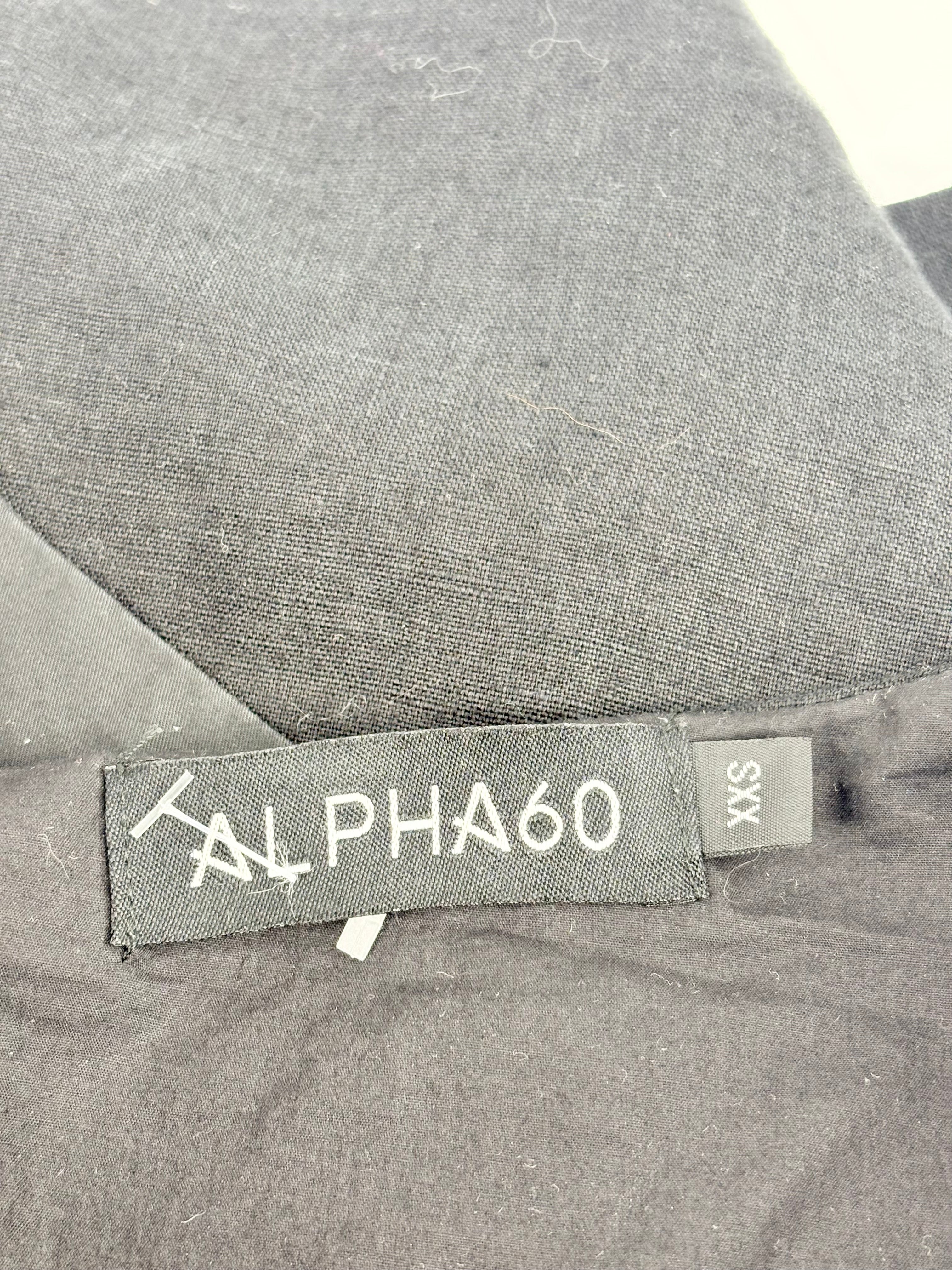 Alpha60 Black Strappy Bell Dress - AU6