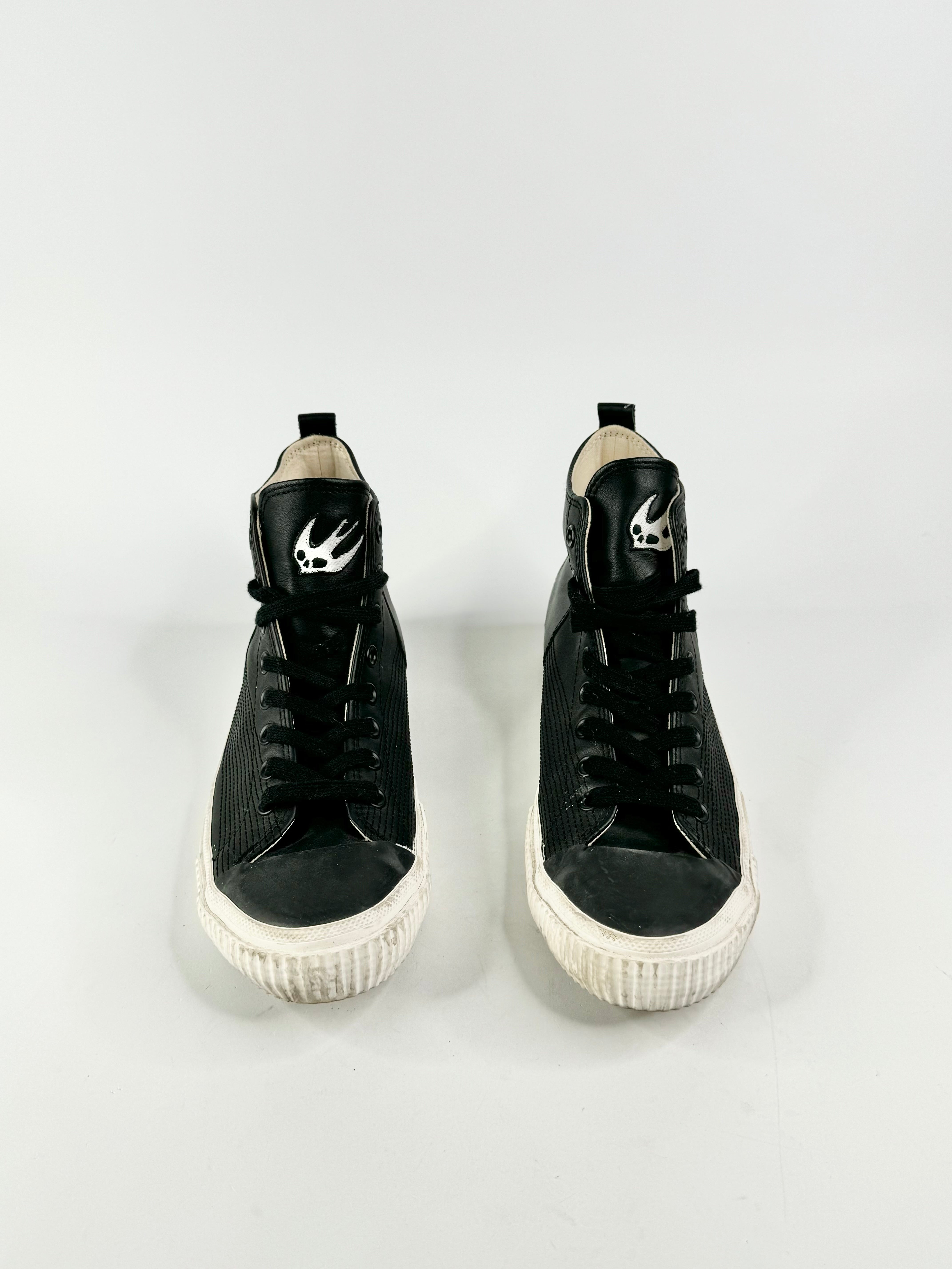 McQ Black High Top Sneakers - EU42