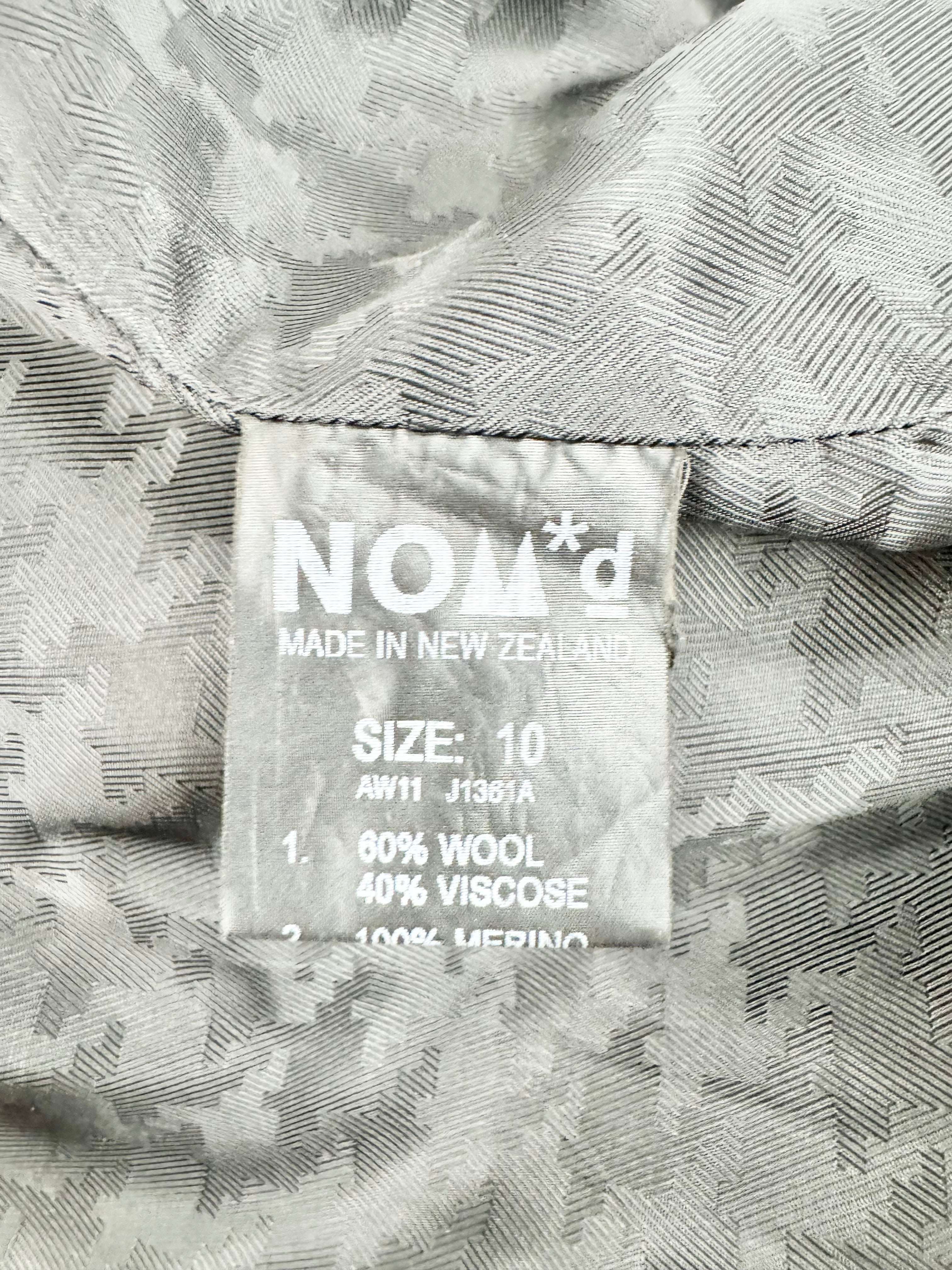Nom*d Black Wool Jacket - AU10