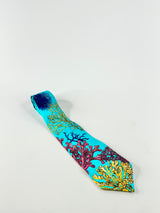 Fornasetti Silk 'Marinara' Coral Patterned Tie