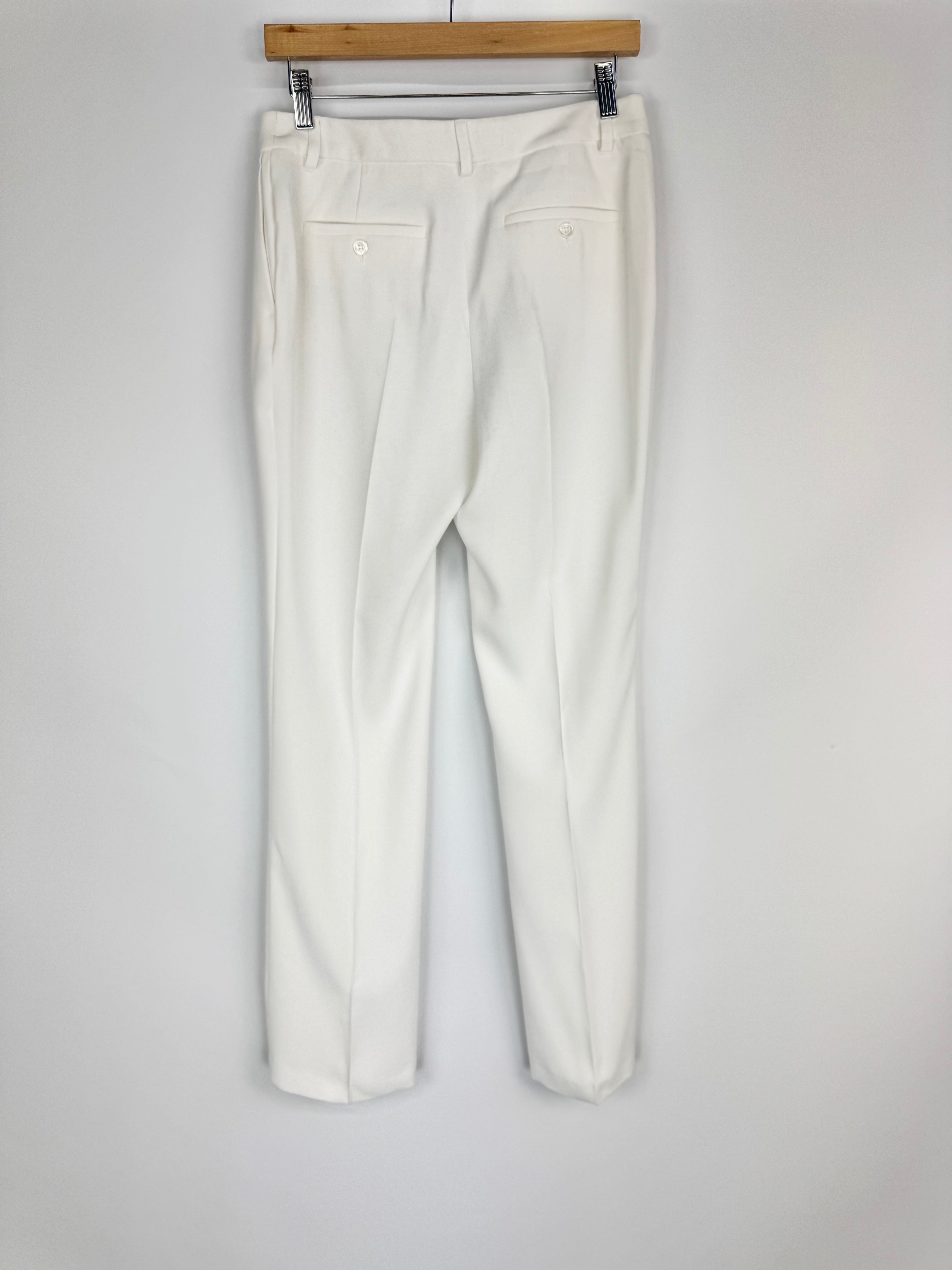 Paul & Joe White Creased High Rise Slacks - AU10