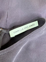 Camilla & Marc Aubergine Silk Top - AU10