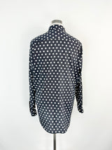 Michael by Michael Kors Black & White Polka Dot Blouse - AU12/14