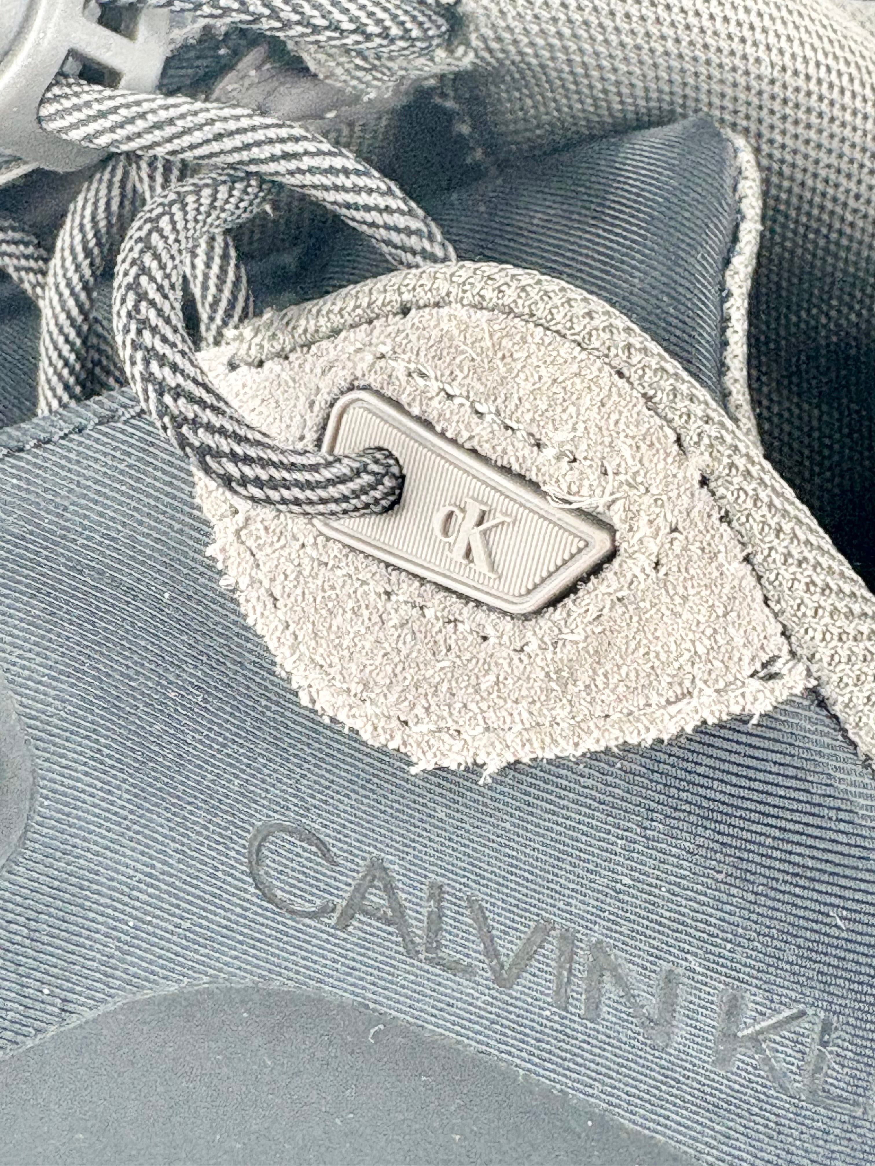 Calvin Klein Jeans Grey Suede & Black Sneakers - EU42