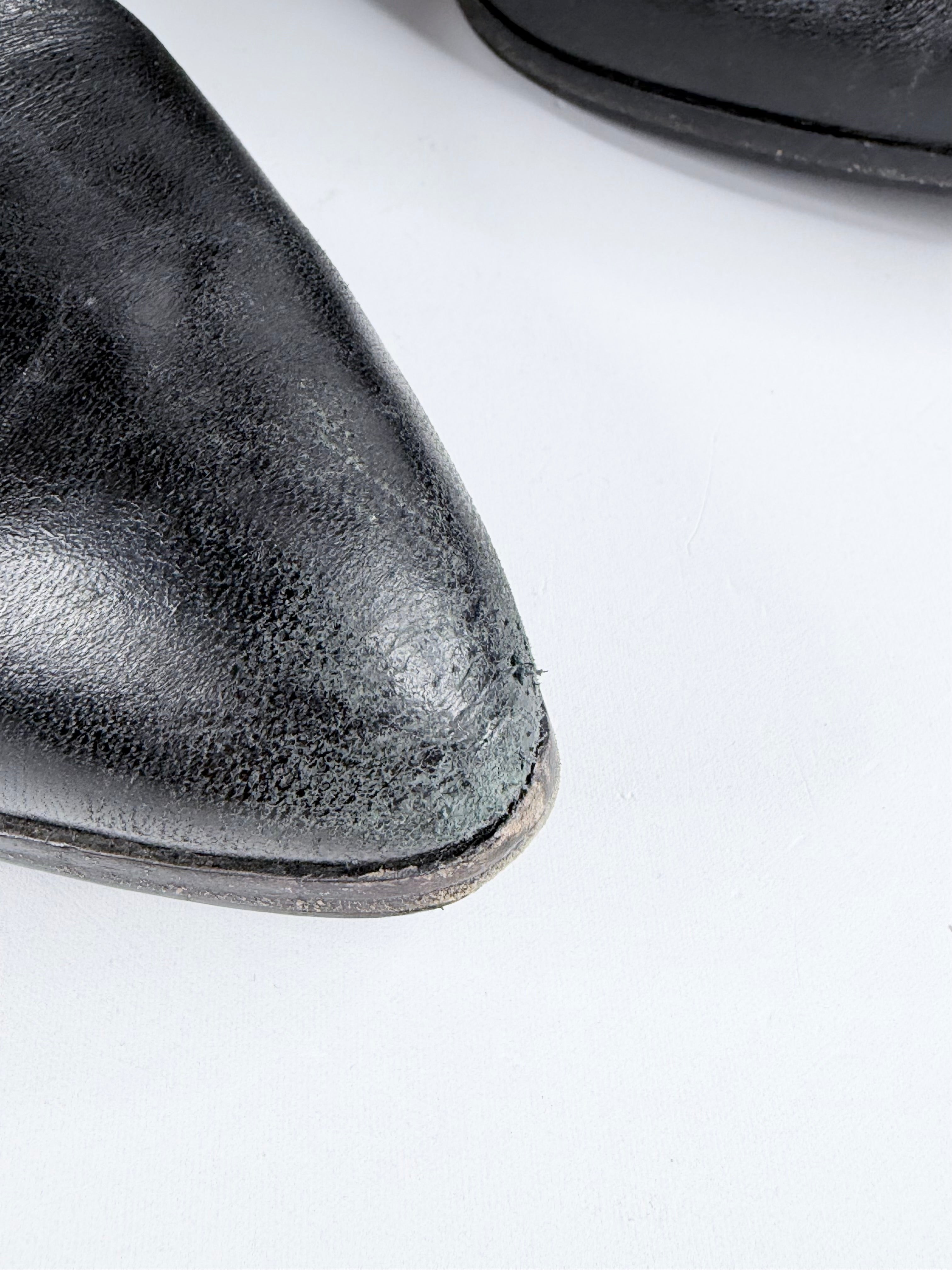 Prada Black Leather Thigh High Riding Boots - EU38