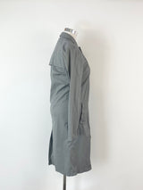 Han Kjøbenhavn Slate Grey Raincoat - S/M