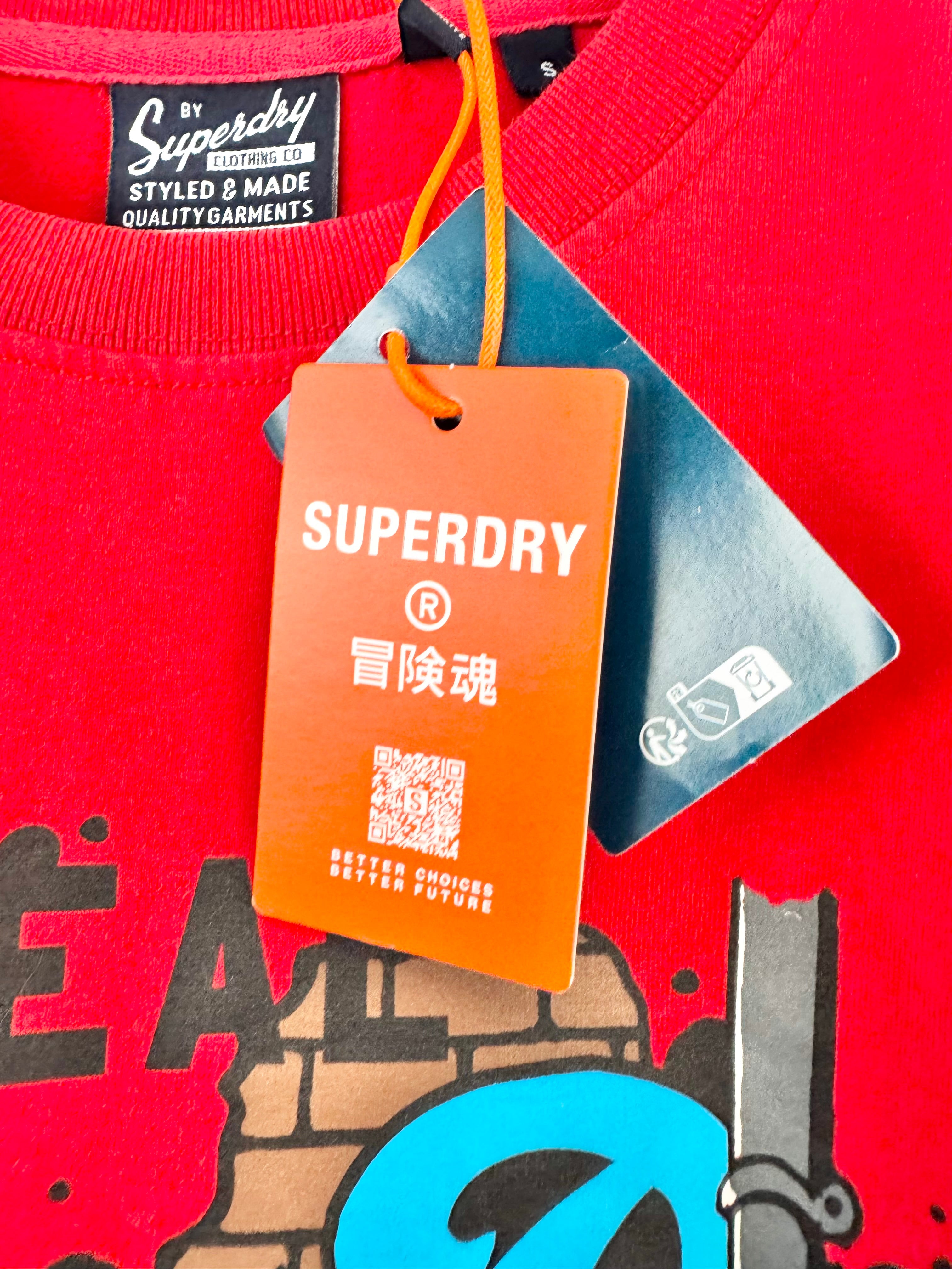 Superdry Red 'New York' T-Shirt NWT - S