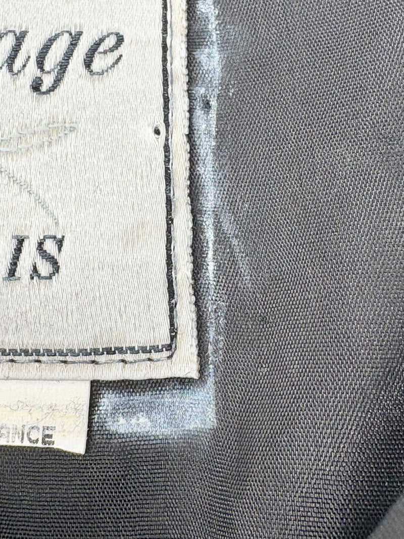 Vintage Parisian Cropped Jacket & Embroidered Lace Skirt - AU8/12
