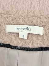 On Parks Taupe Wool & Mohair Blend Coat - AU8
