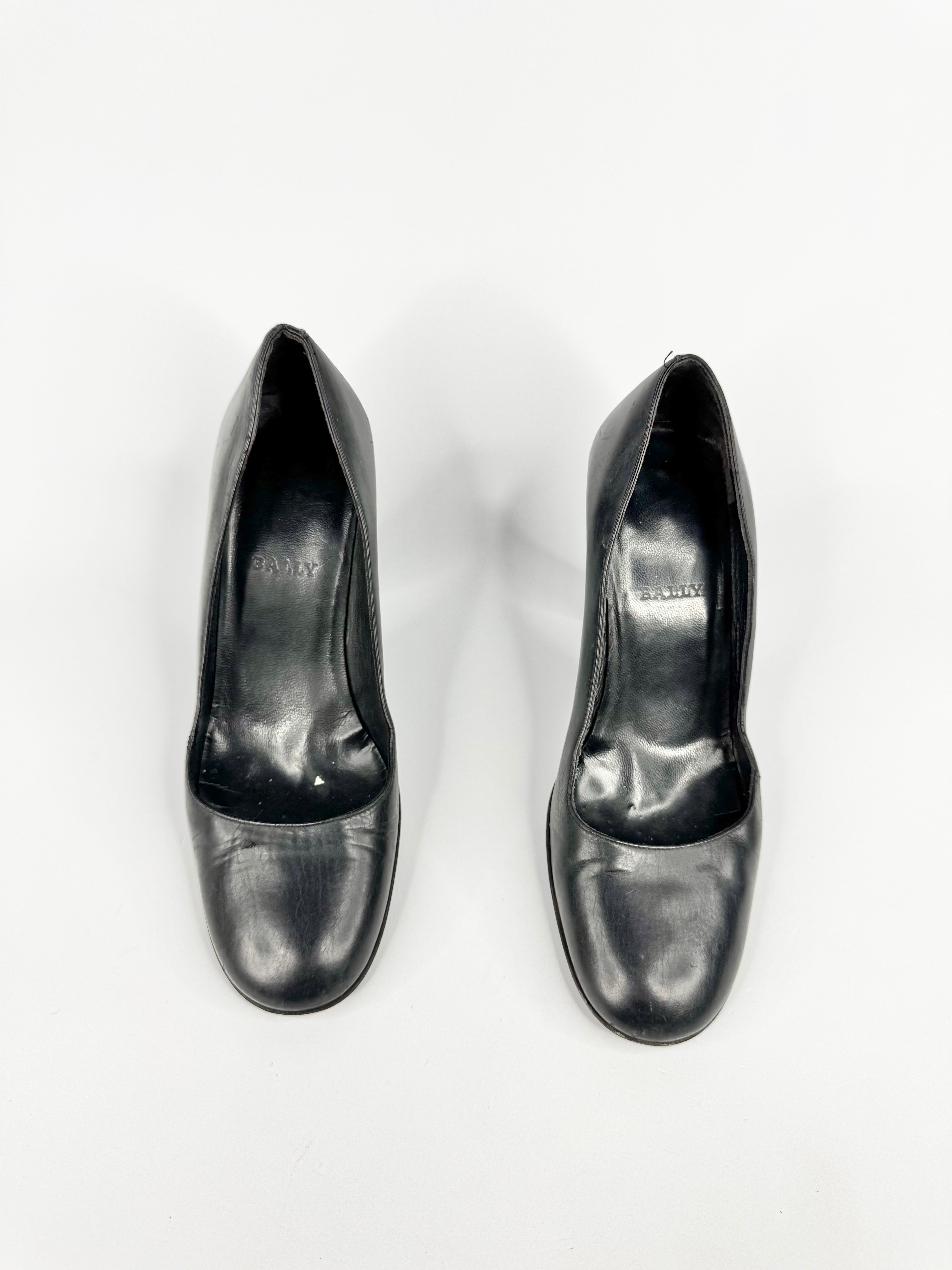 Vintage Bally Black High Heels - EU37