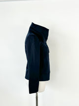 Calvin Klein Navy Blue Crop Jacket - AU8