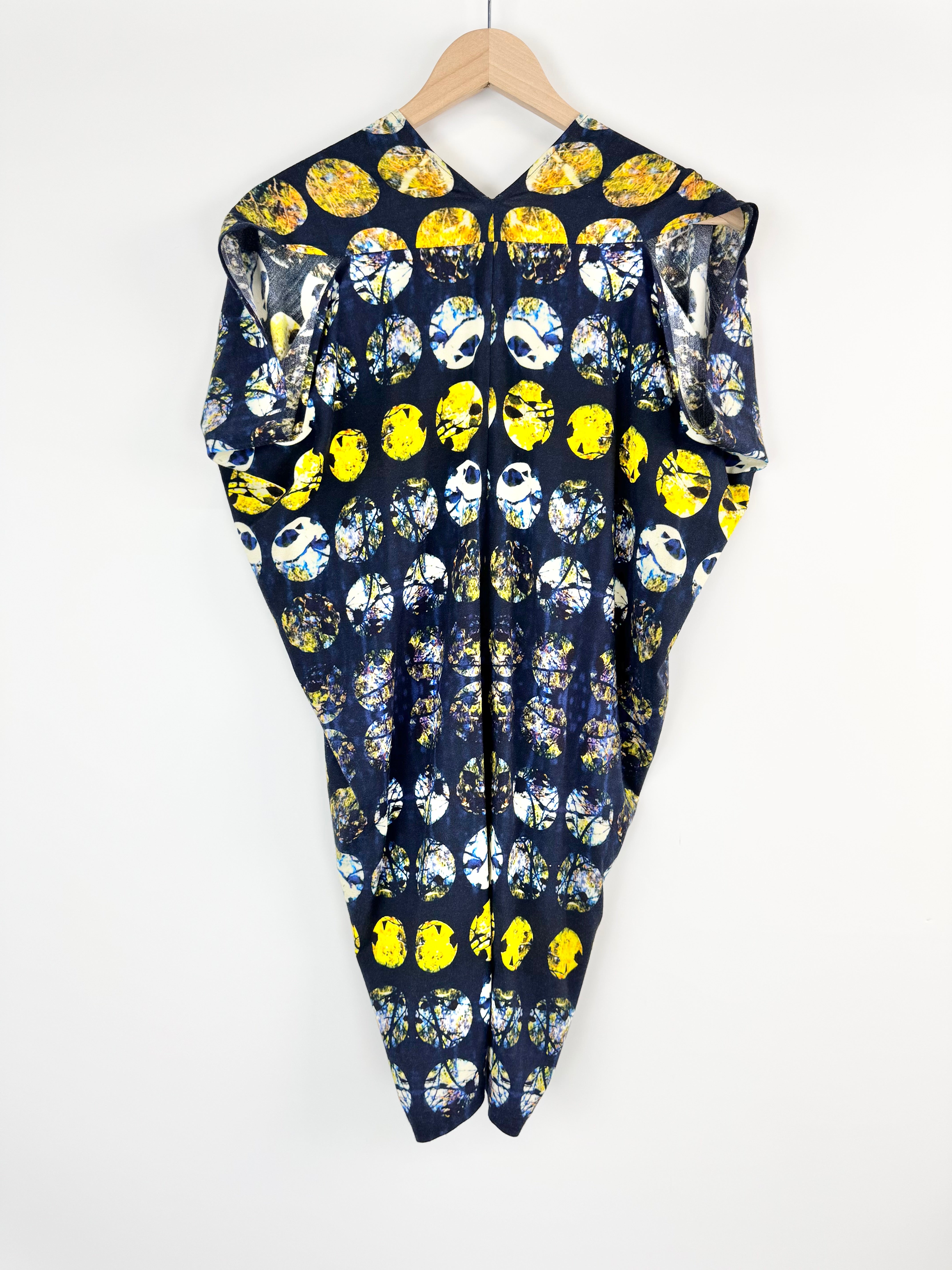 Maria Cornejo Navy Printed Sleeveless Dress - AU8