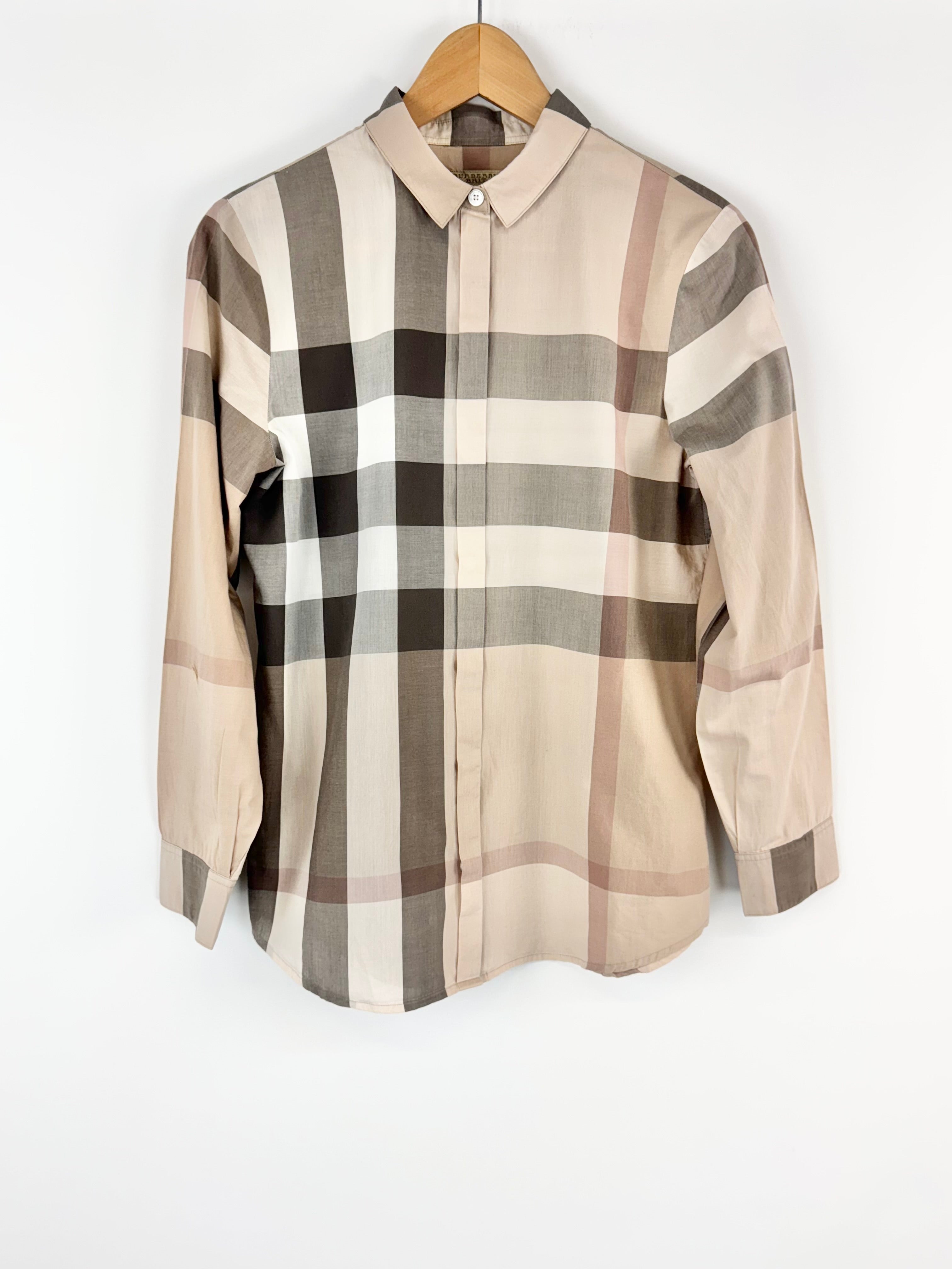 Burberry Brit Beige Nova Check Shirt -  AU6/8