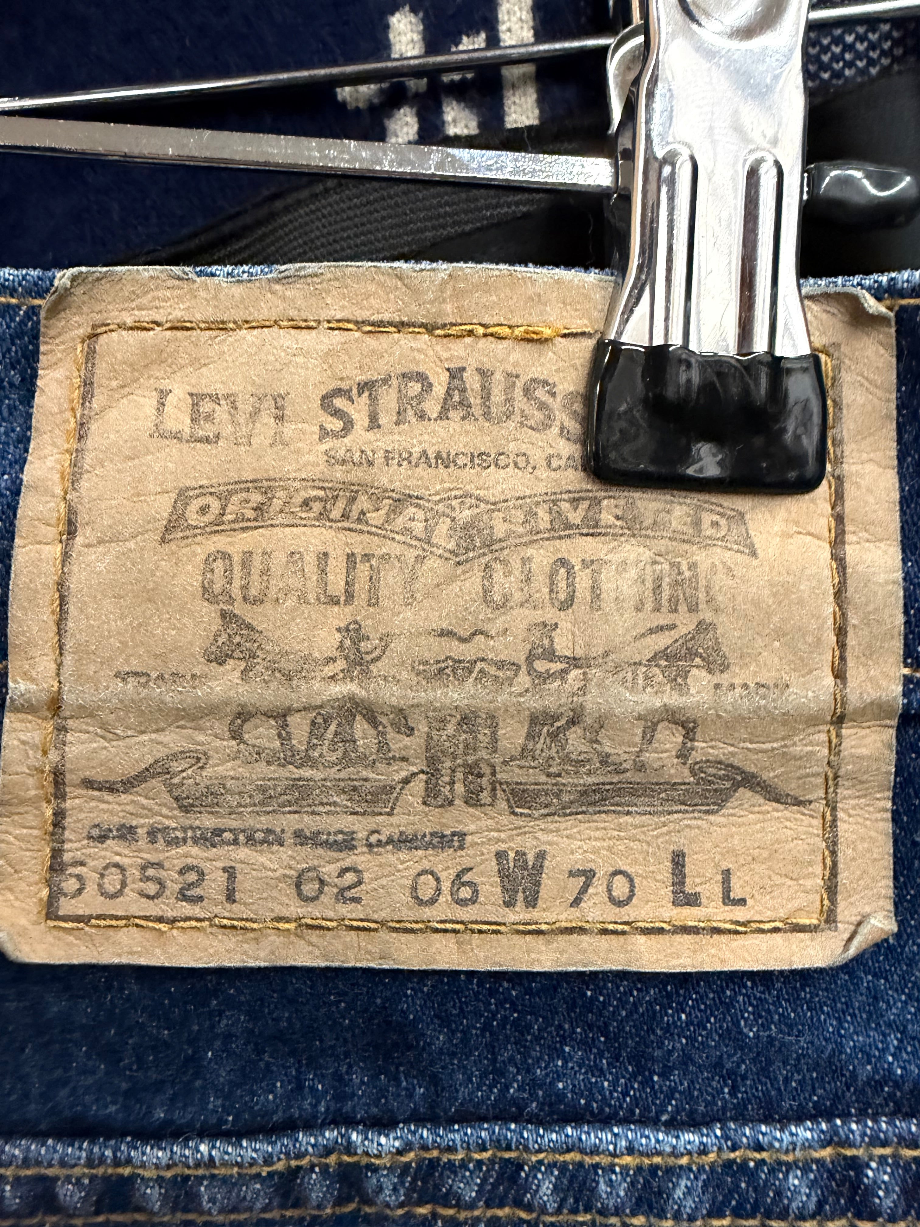 Levi's Blue 'Supertaper' Jeans - W72
