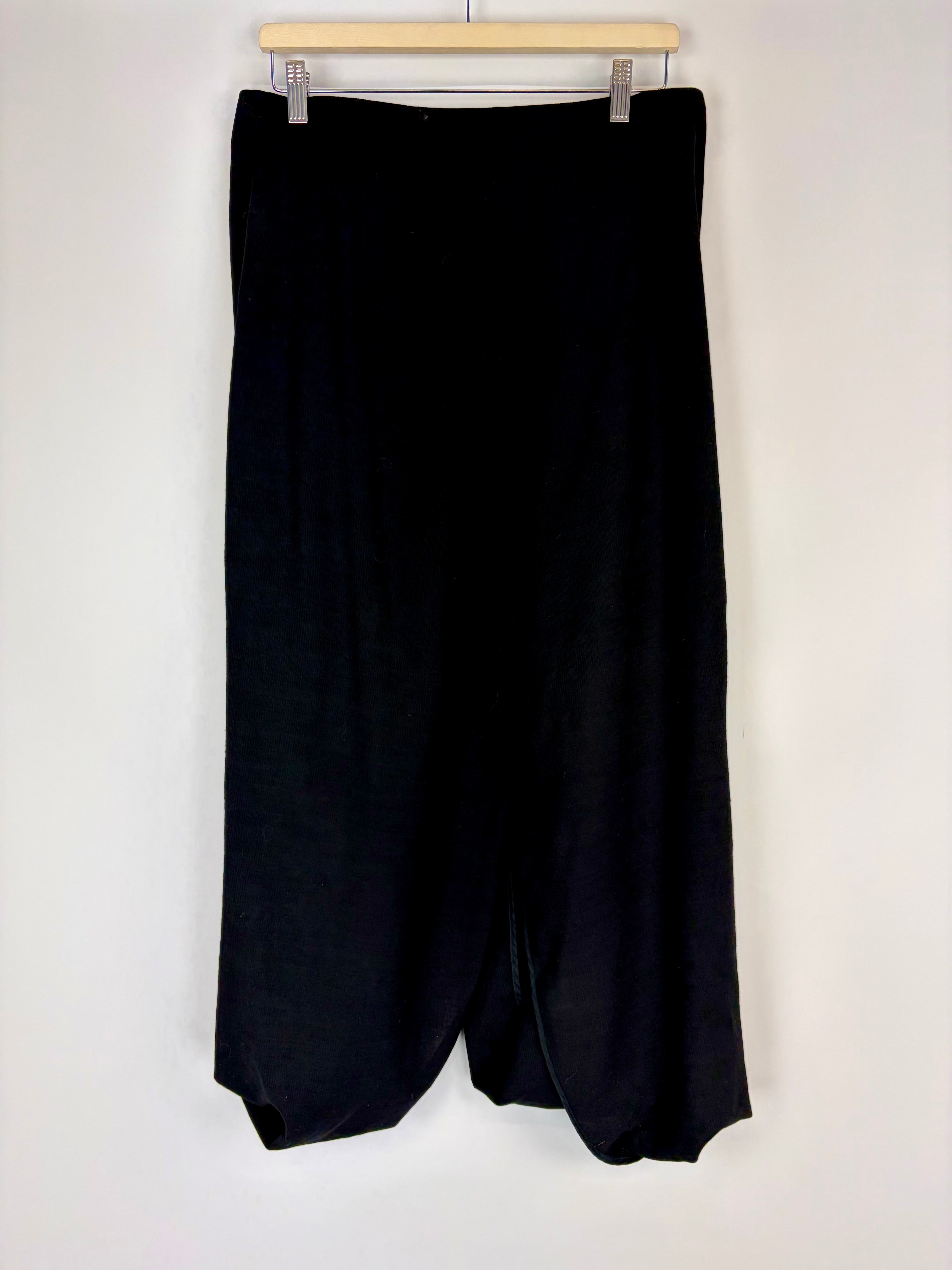 Since 1984 by Annette Gortz Black Striped Wool Skirt - AU16