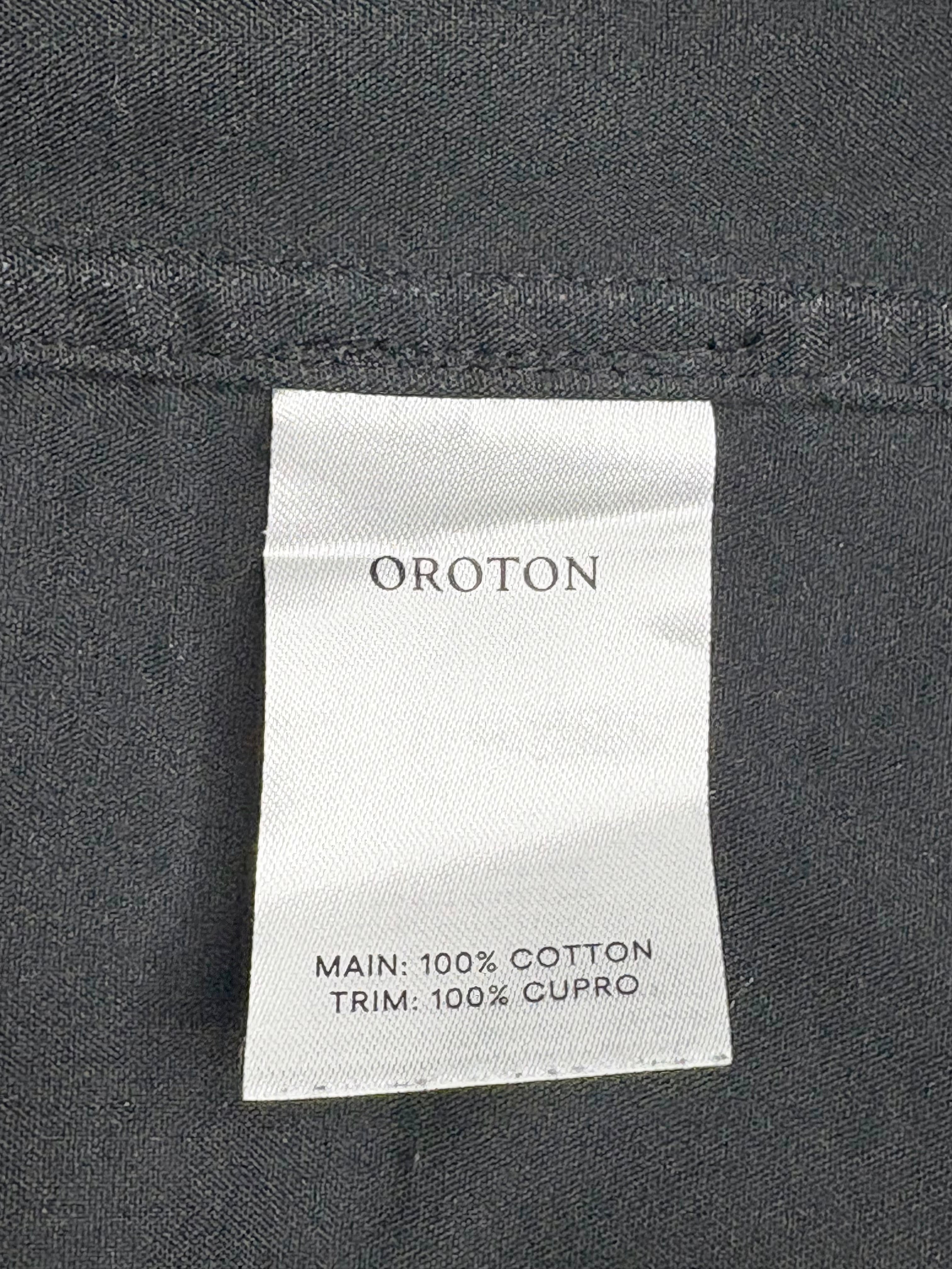 Oroton Black Denim Wrap Skirt - AU8