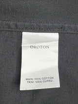 Oroton Black Denim Wrap Skirt - AU8