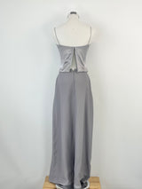 Vintage Mariana Hardwick Silver 2pc Top & Skirt - AU6/8