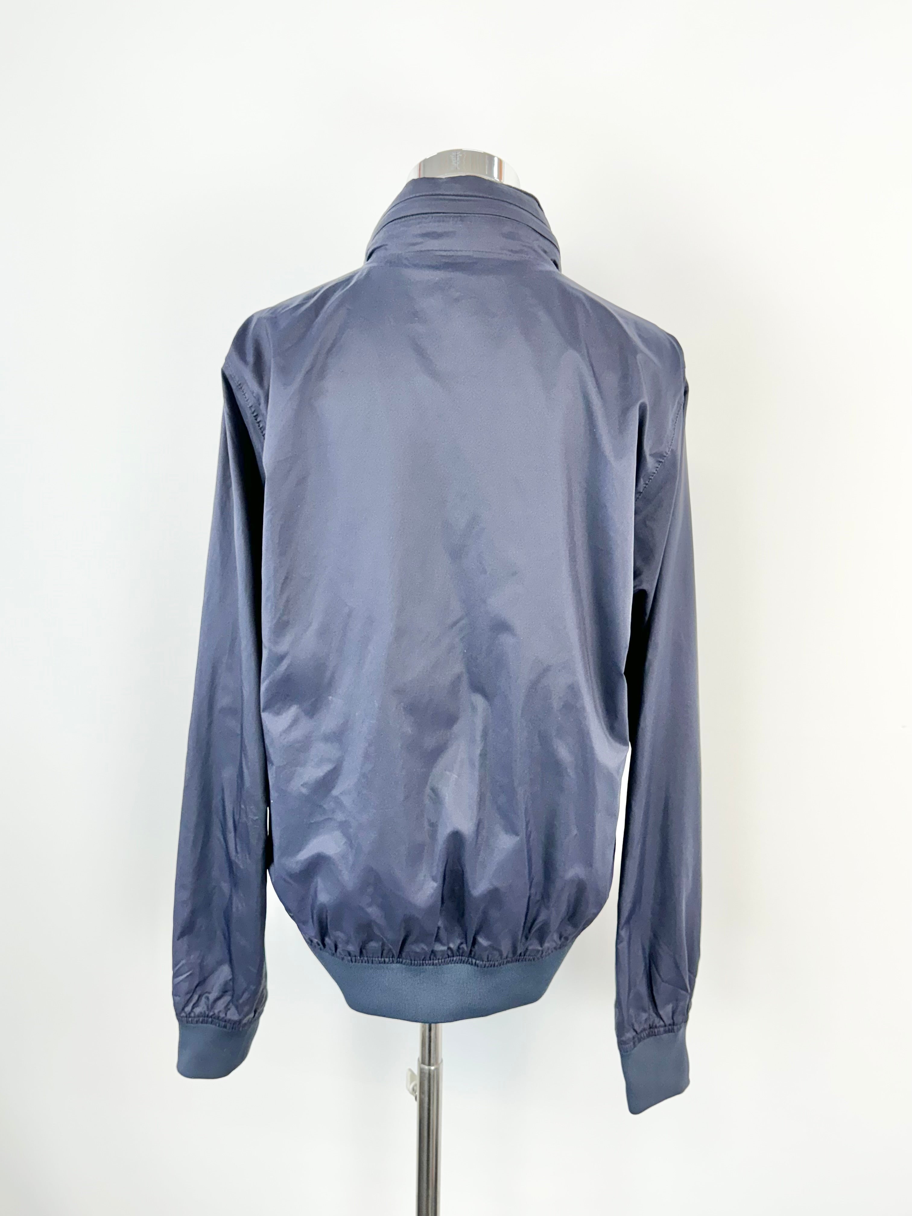 K•Way Navy Amaury Nylon Jersey Jacket - M