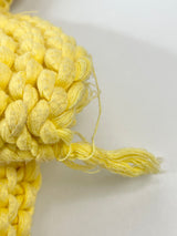 Bec + Bridge Canary Yellow Knit Peplum Top - AU8