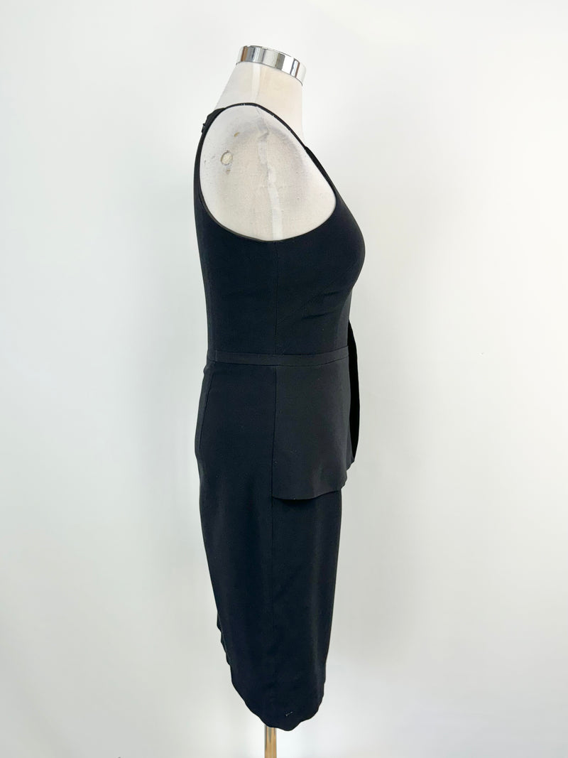 Saba 'Abbie' Folded Black Dress NWT - AU12